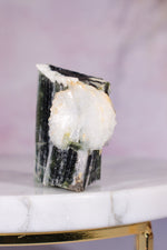 Green Tourmaline With Cleavelandite 4cm, Pakistan Minerals Tali & Loz Crystals