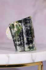 Green Tourmaline With Cleavelandite 4cm, Pakistan Minerals Tali & Loz Crystals
