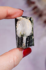 Green Tourmaline With Cleavelandite 4cm, Pakistan Minerals Tali & Loz Crystals