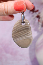 Grey Agate Pendant 4cm, Sold as Seen Pendants Tali & Loz Crystals