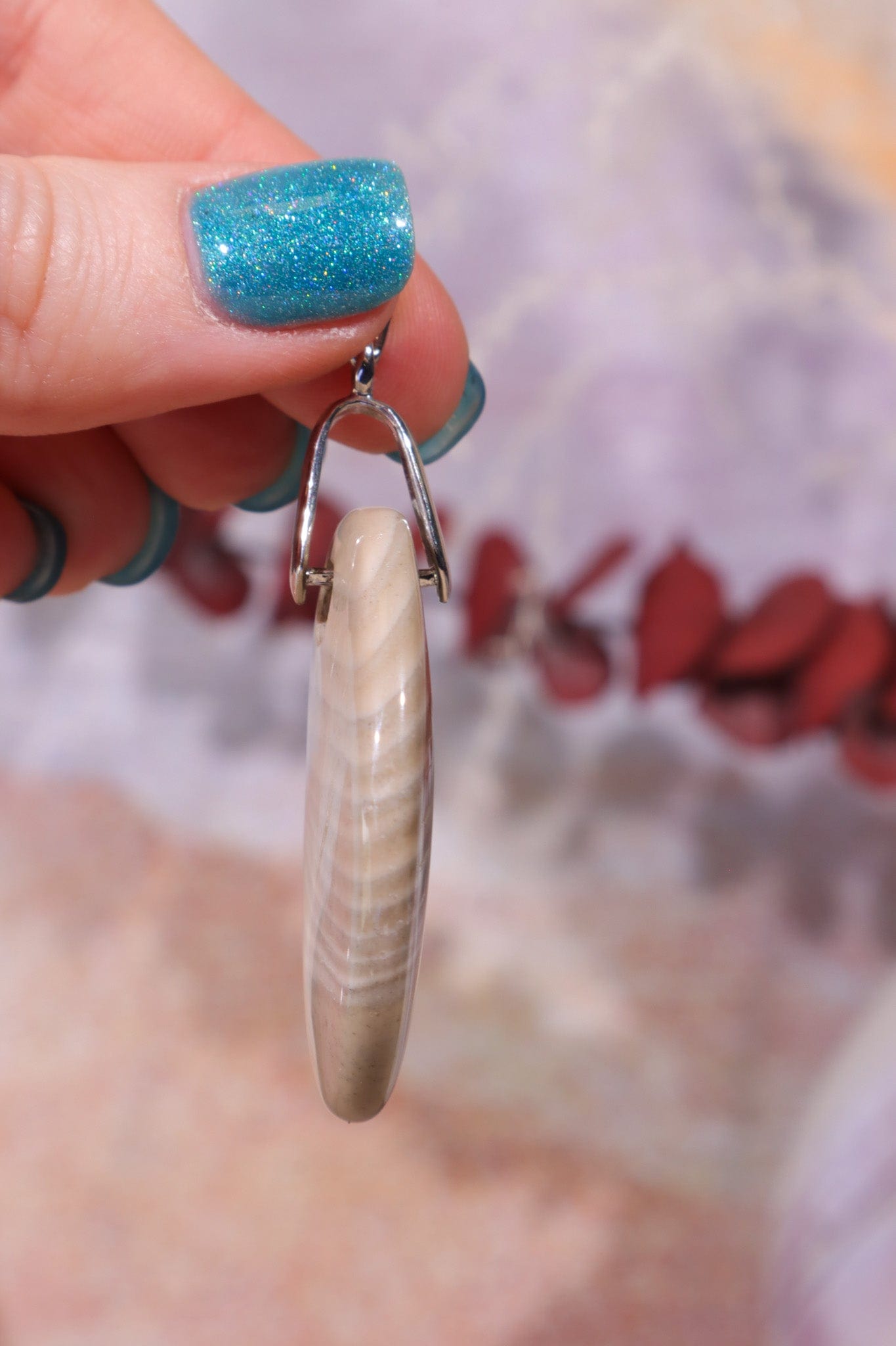 Grey Agate Pendant, Sold as Seen Pendants Tali & Loz