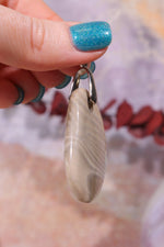 Grey Agate Pendant, Sold as Seen Pendants Tali & Loz