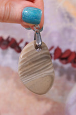 Grey Agate Pendant, Sold as Seen Pendants Tali & Loz
