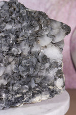 Grey & White Calcite with Stilbite | Display Specimen | 200mm | China Minerals Tali & Loz Crystals