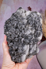 Grey & White Calcite with Stilbite | Display Specimen | 200mm | China Minerals Tali & Loz Crystals