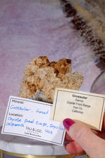 Grossular Garnet Specimen 260gr, California, USA Specimen Tali & Loz Crystals