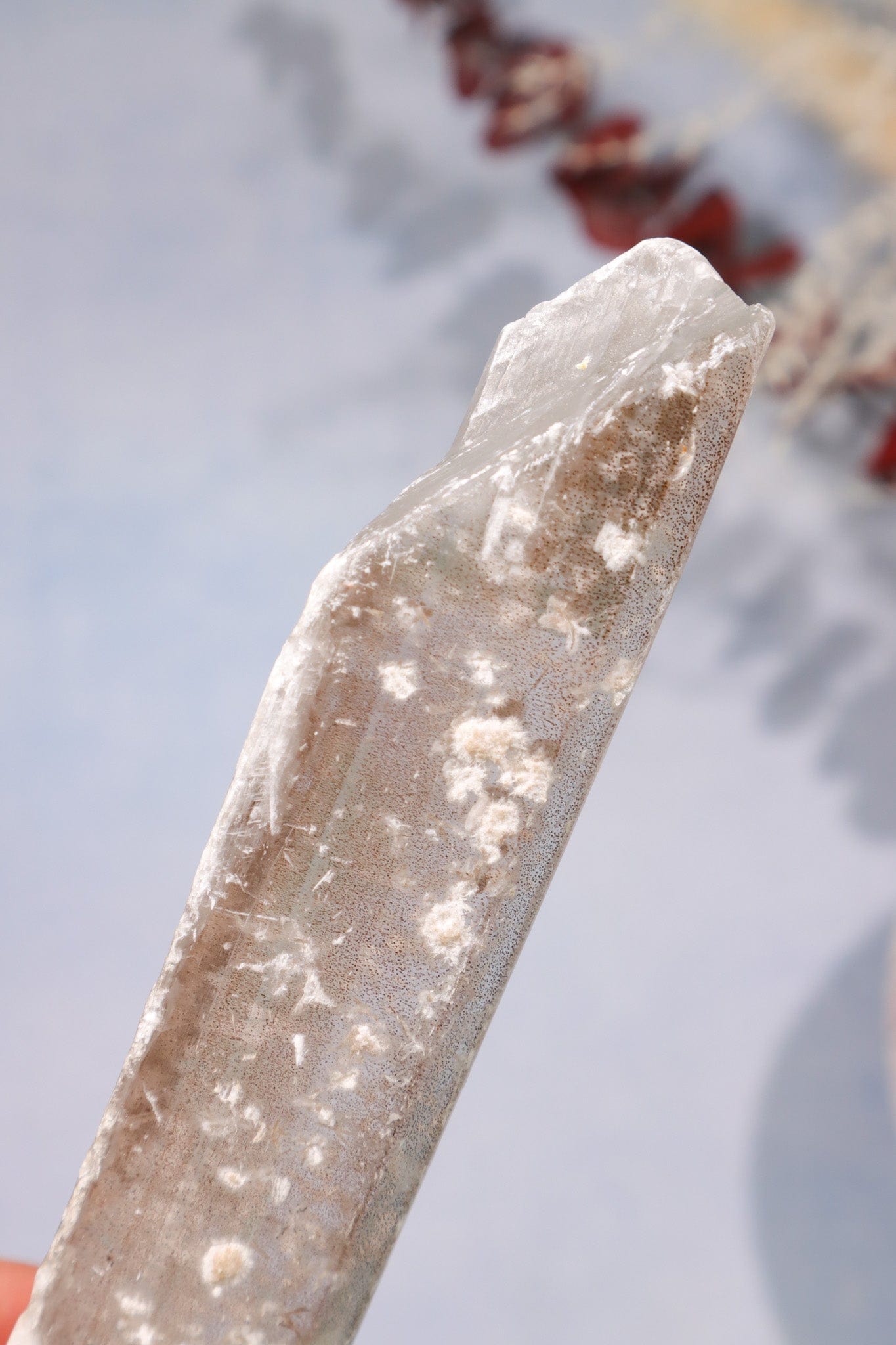 Gypsum With Iron Inclusions 15cm Specimen Tali & Loz Crystals
