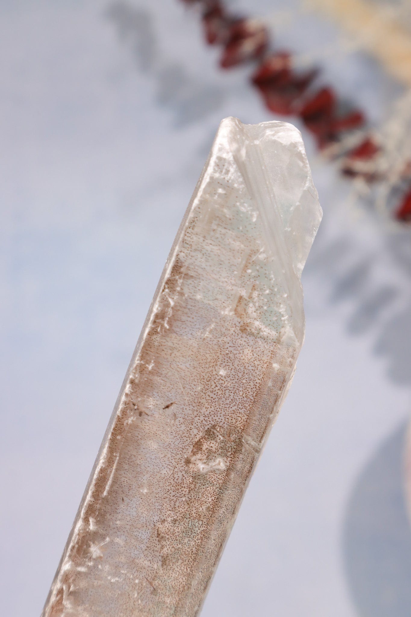 Gypsum With Iron Inclusions 15cm Specimen Tali & Loz Crystals