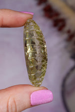 Hand Carved Citrine | 13.8g | India | Sold as Seen Carving Tali & Loz Crystals