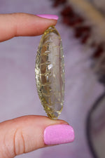 Hand Carved Citrine | 13.8g | India | Sold as Seen Carving Tali & Loz Crystals