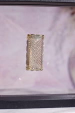 Hand Carved Citrine | 8.7g | India | Sold as Seen Carving Tali & Loz Crystals