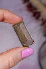 Hand Carved Citrine | 8.7g | India | Sold as Seen Carving Tali & Loz Crystals