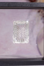 Hand Carved Clear Quartz | 20.5g | India Carving Tali & Loz Crystals