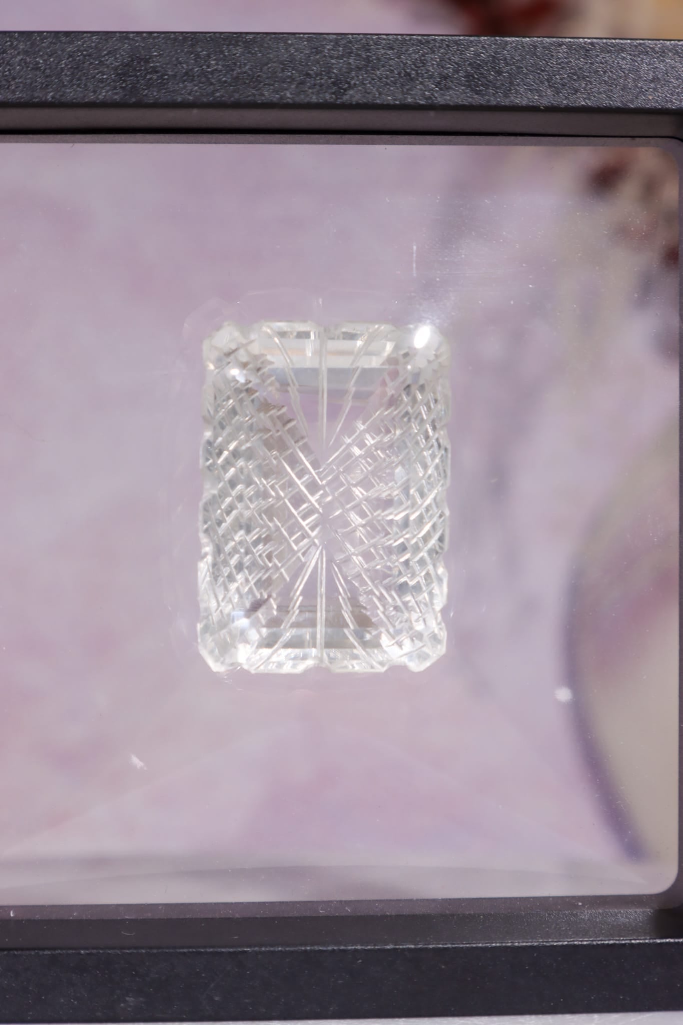 Hand Carved Clear Quartz | 20.5g | India Carving Tali & Loz Crystals