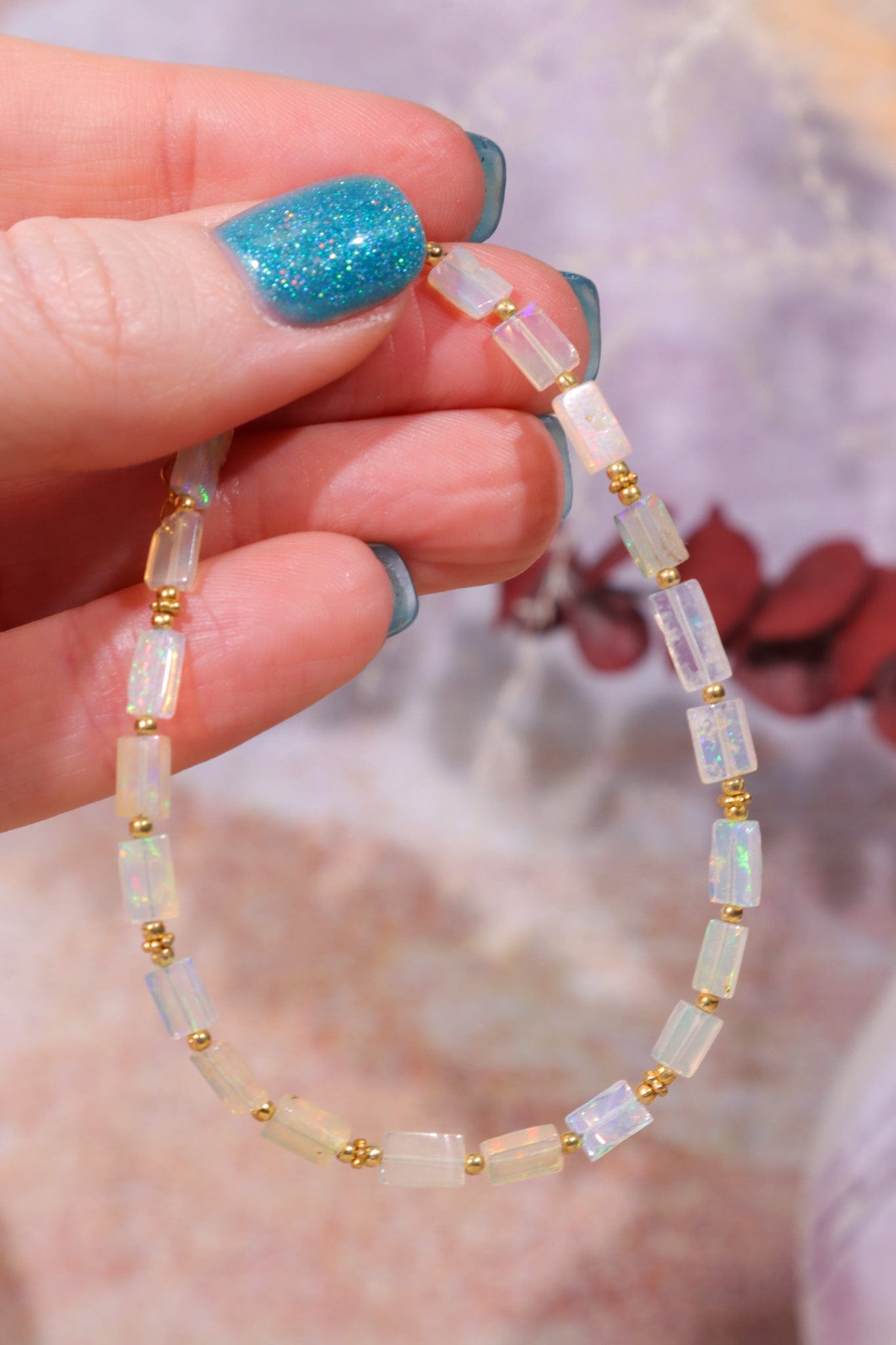 Hand Crafted Opal Bracelet, Sold As Seen Jewellery Tali & Loz Crystals