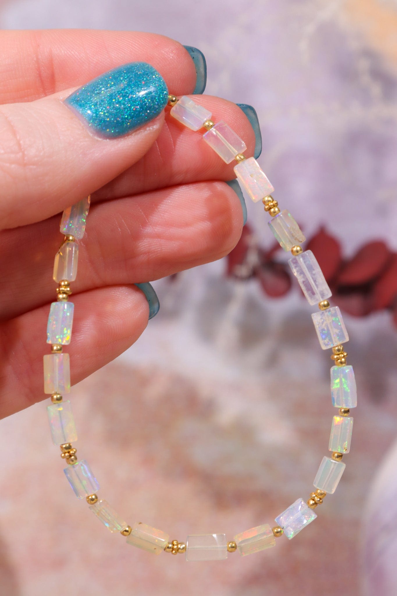 Hand Crafted Opal Bracelet, Sold As Seen Jewellery Tali & Loz Crystals