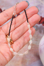 Hand Crafted Opal Bracelet with Spinel, Sold As Seen Jewellery Tali & Loz Crystals