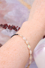 Hand Crafted Opal Bracelet with Spinel, Sold As Seen Jewellery Tali & Loz Crystals