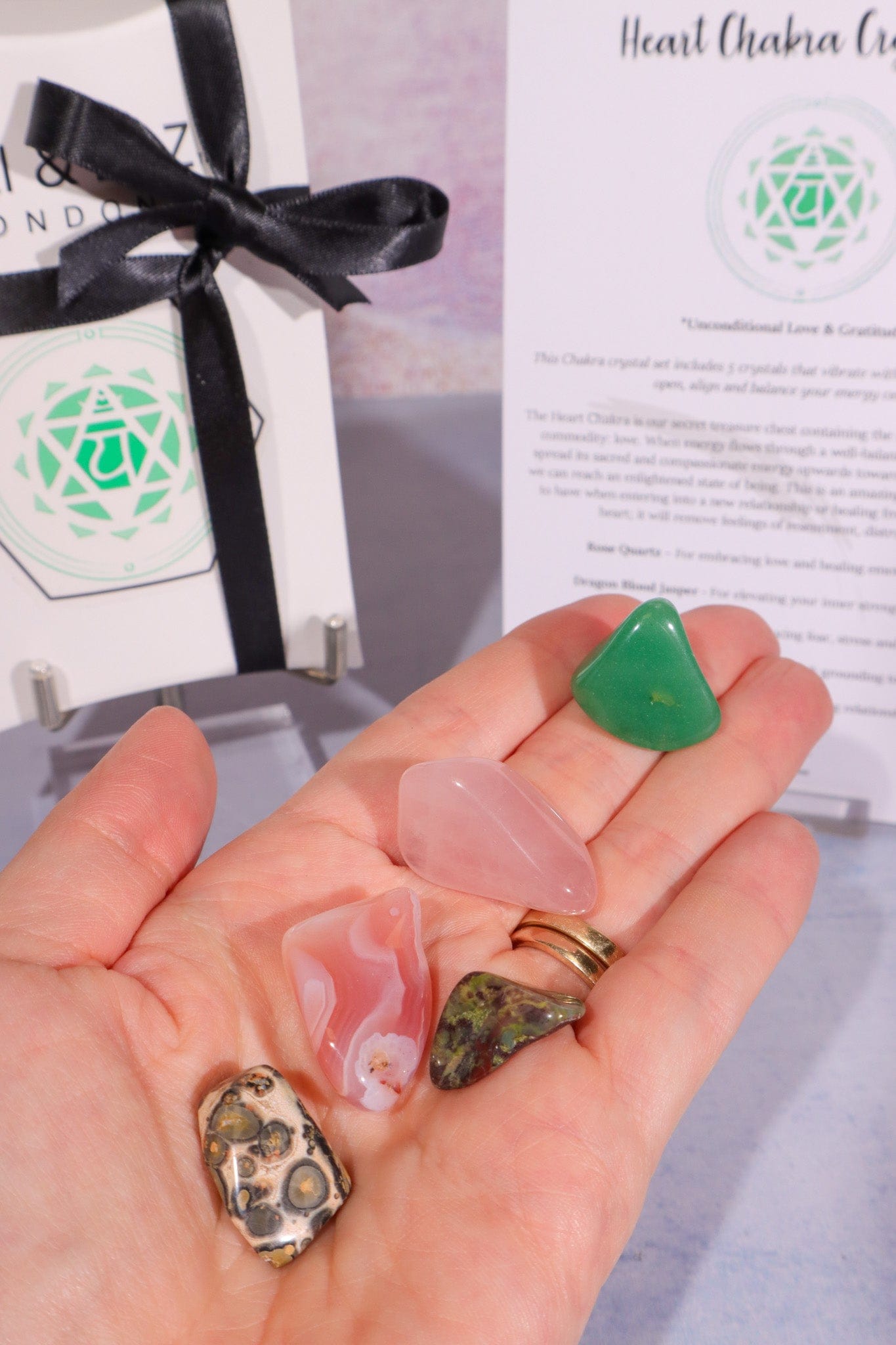 Heart Chakra Crystal Kit Crystal Sets Tali & Loz Crystals