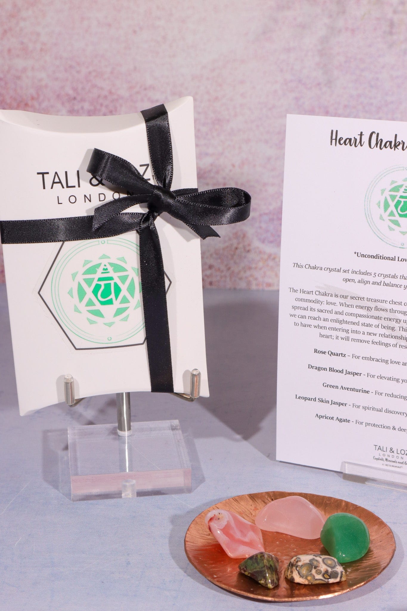 Heart Chakra Crystal Kit Crystal Sets Tali & Loz Crystals