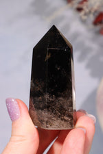 Heated Smokey Quartz Tower 6cm Towers Tali & Loz Crystals