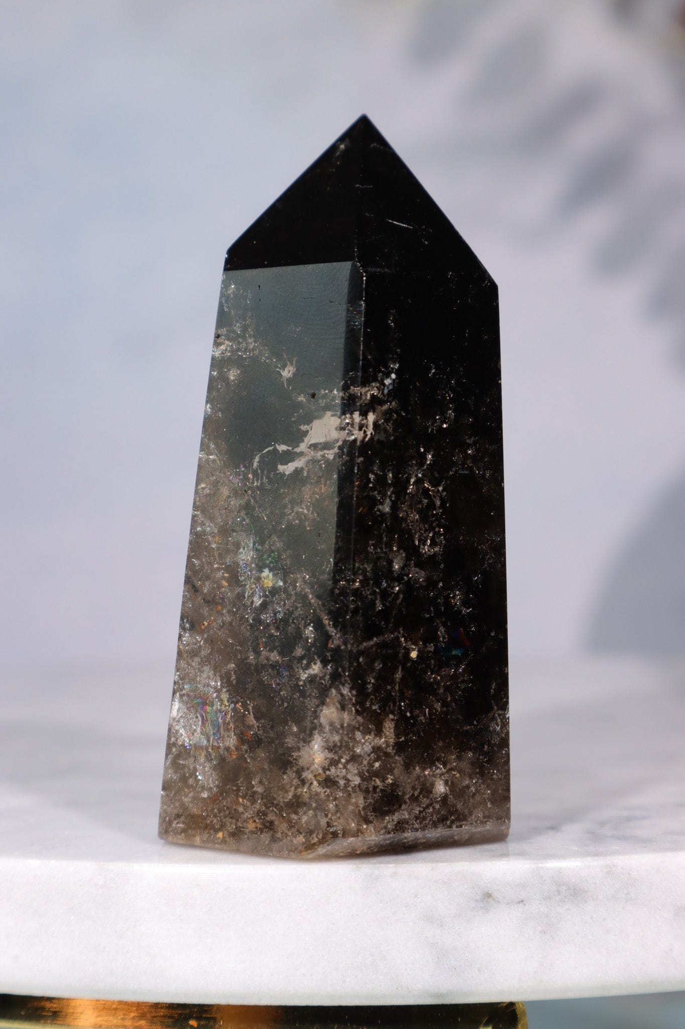 Heated Smokey Quartz Tower 6cm Towers Tali & Loz Crystals