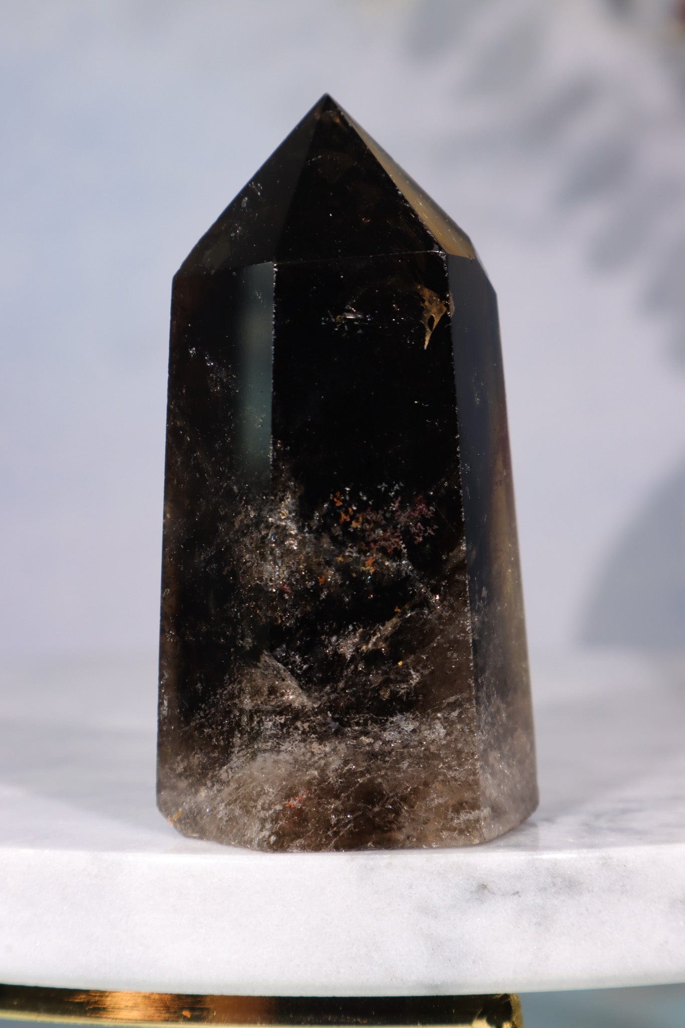 Heated Smokey Quartz Tower 6cm Towers Tali & Loz Crystals