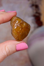 Heliodor Tumble | approx. 30 × 24 × 20mm | Brazil Tumblestones Tali & Loz Crystals