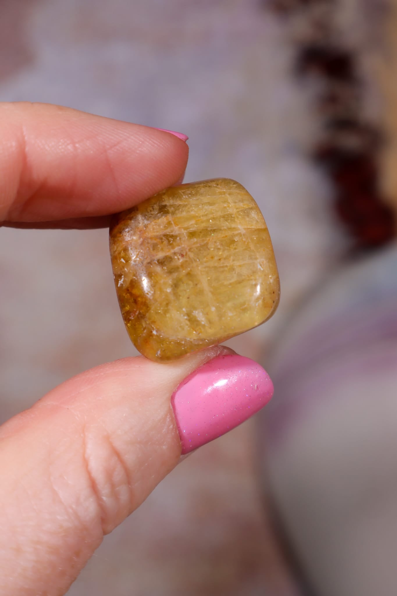 Heliodor Tumble | approx. 30 × 24 × 20mm | Brazil Tumblestones Tali & Loz Crystals