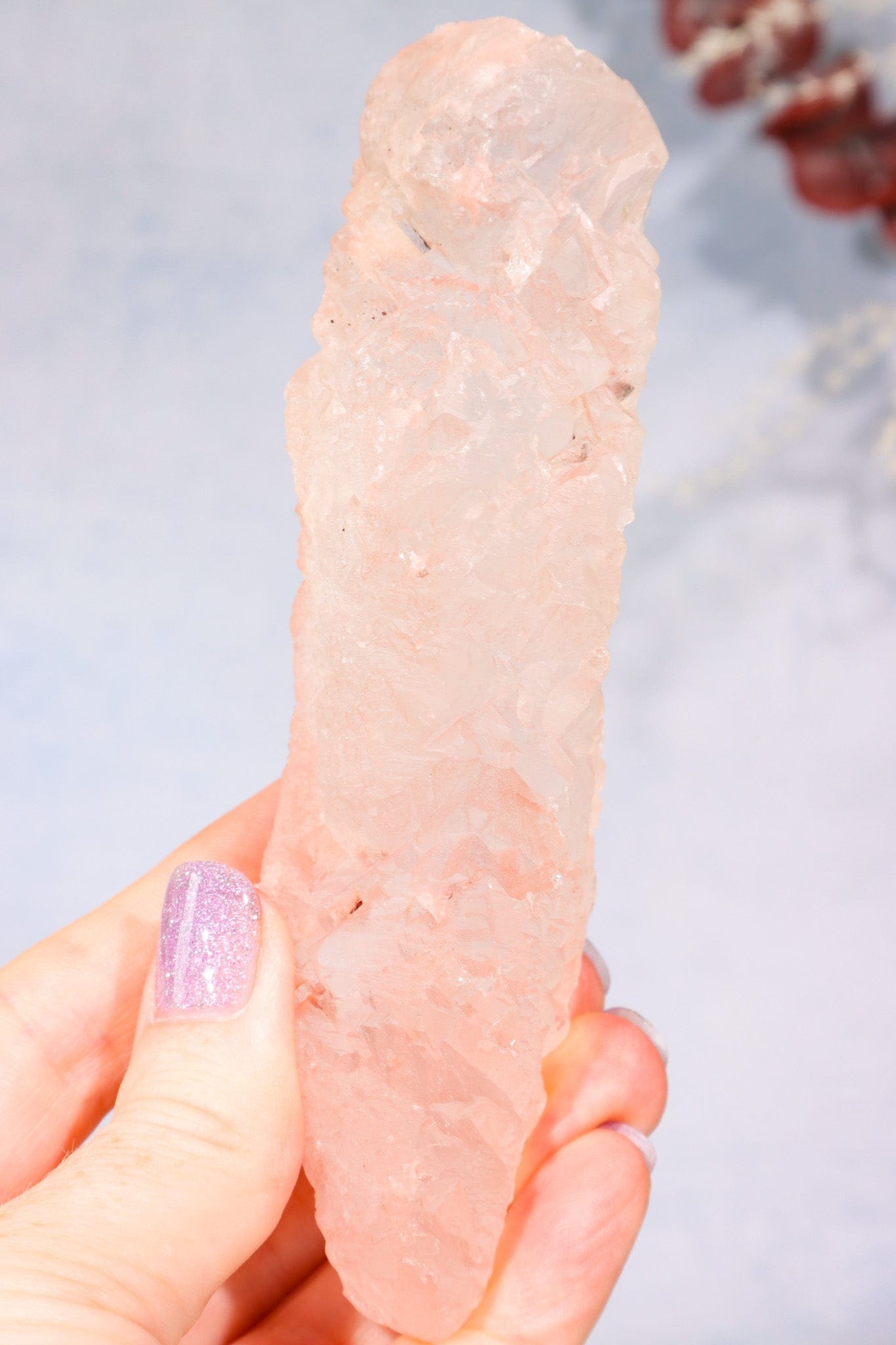 Hematite Stained Natural Quartz Freeform Freeform Tali & Loz Crystals