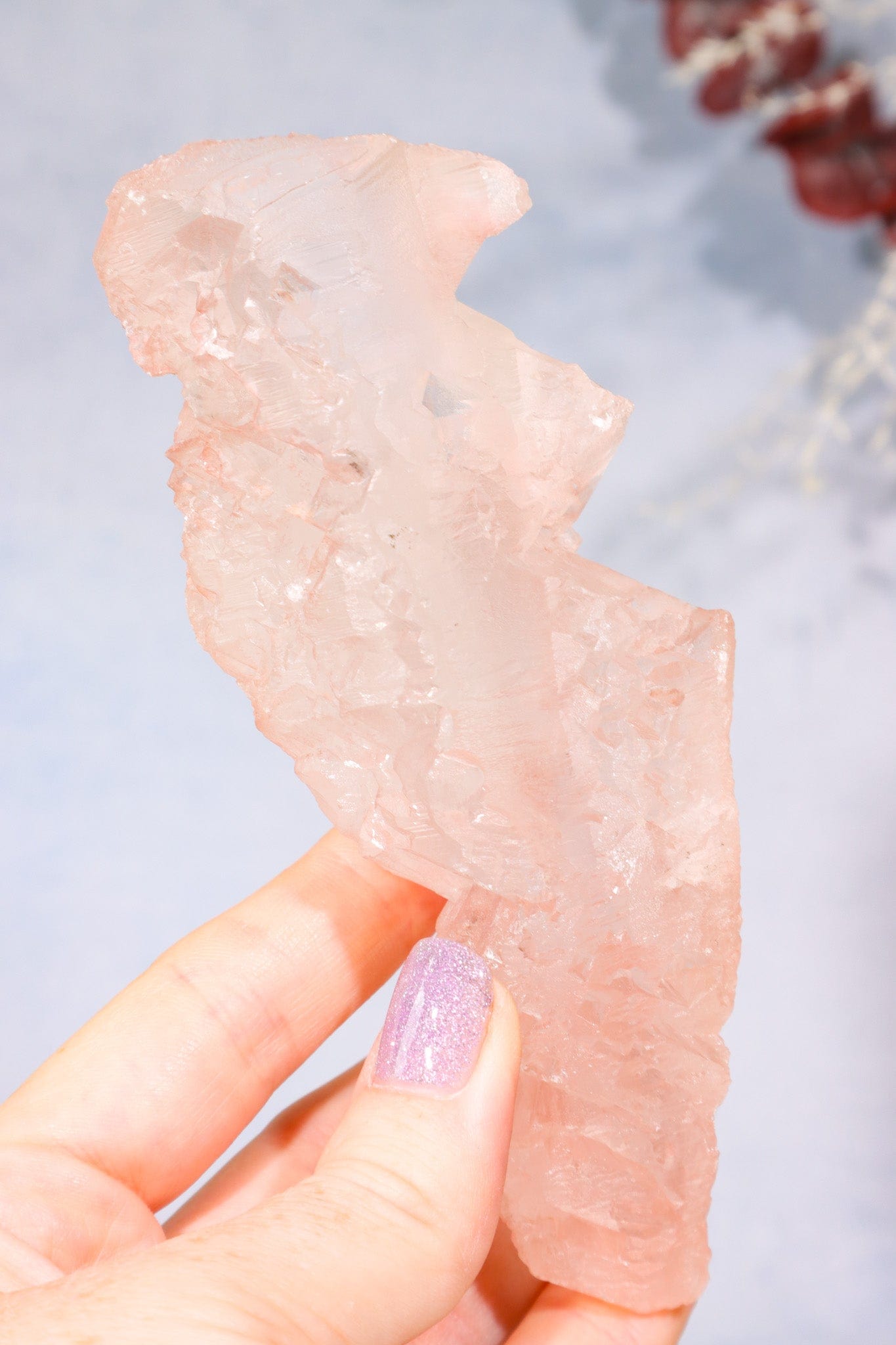 Hematite Stained Natural Quartz Freeform Freeform Tali & Loz Crystals