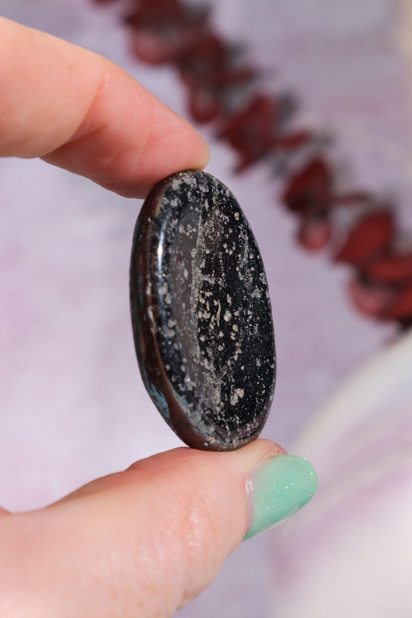 Hematite Worry Stones 4cm OUTLET Worry Stones Tali & Loz Crystals