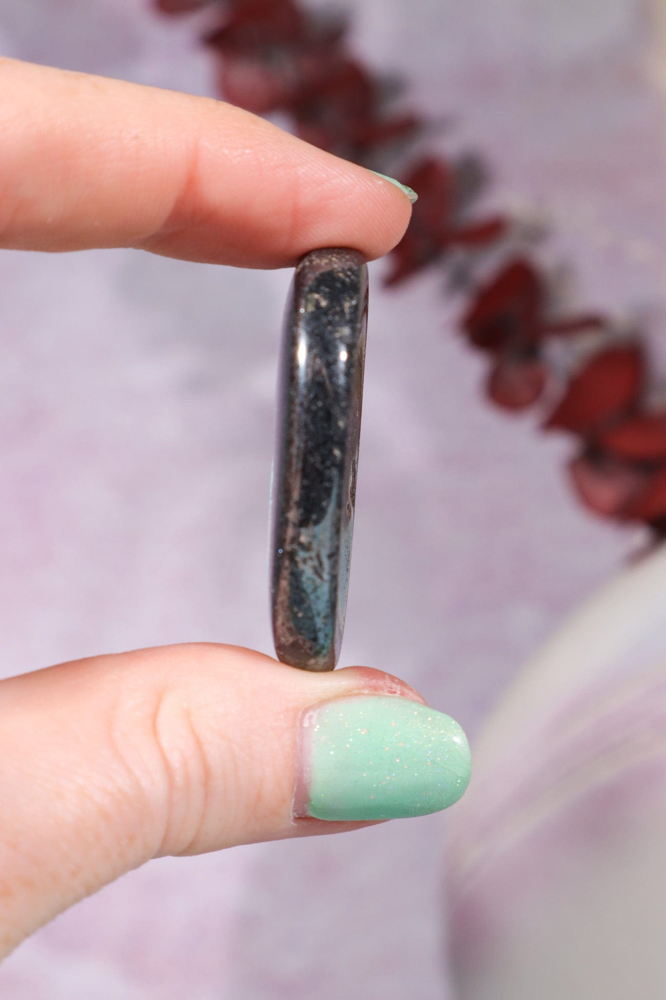 Hematite Worry Stones 4cm OUTLET Worry Stones Tali & Loz Crystals