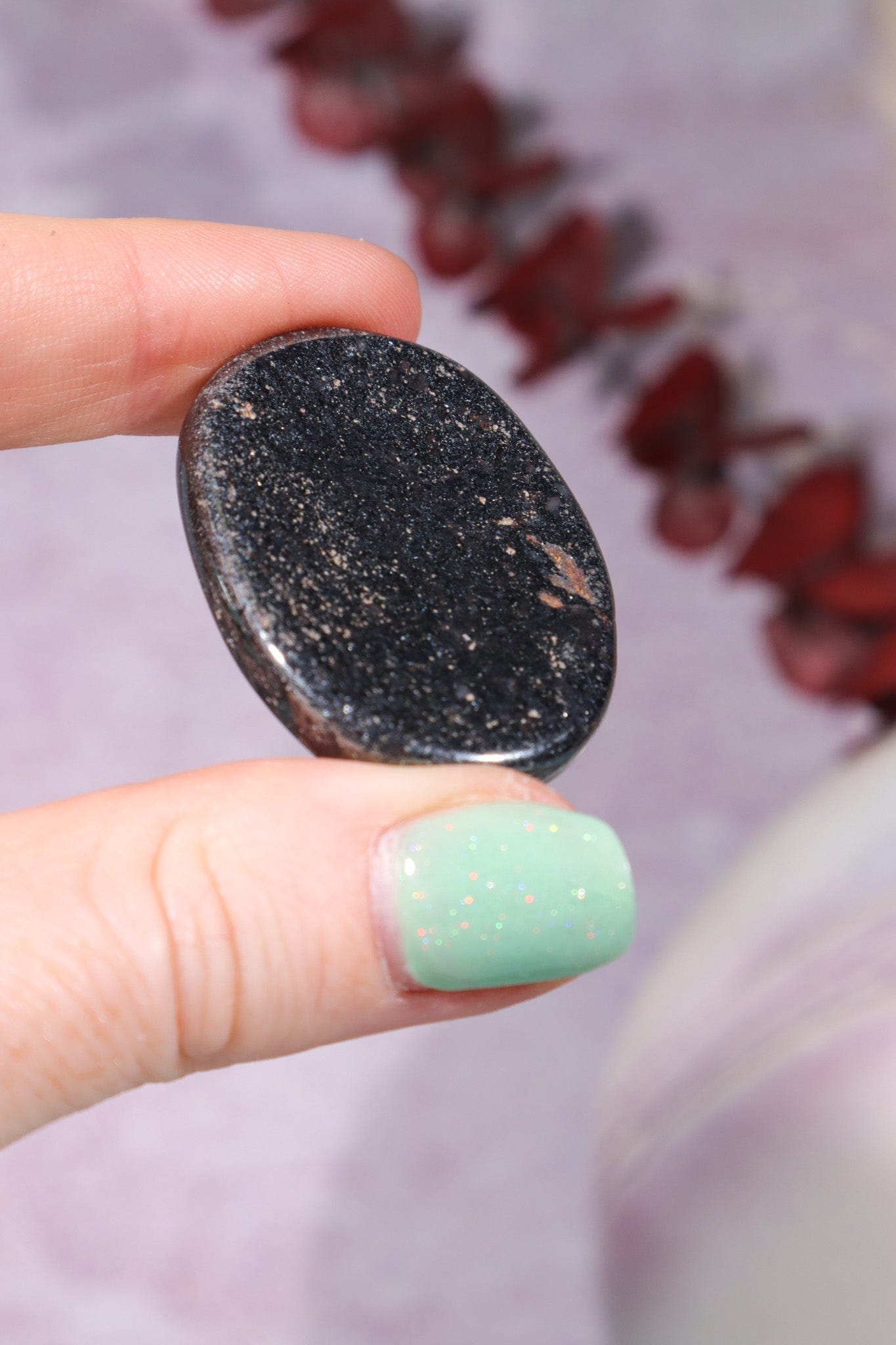 Hematite Worry Stones 4cm OUTLET Worry Stones Tali & Loz Crystals