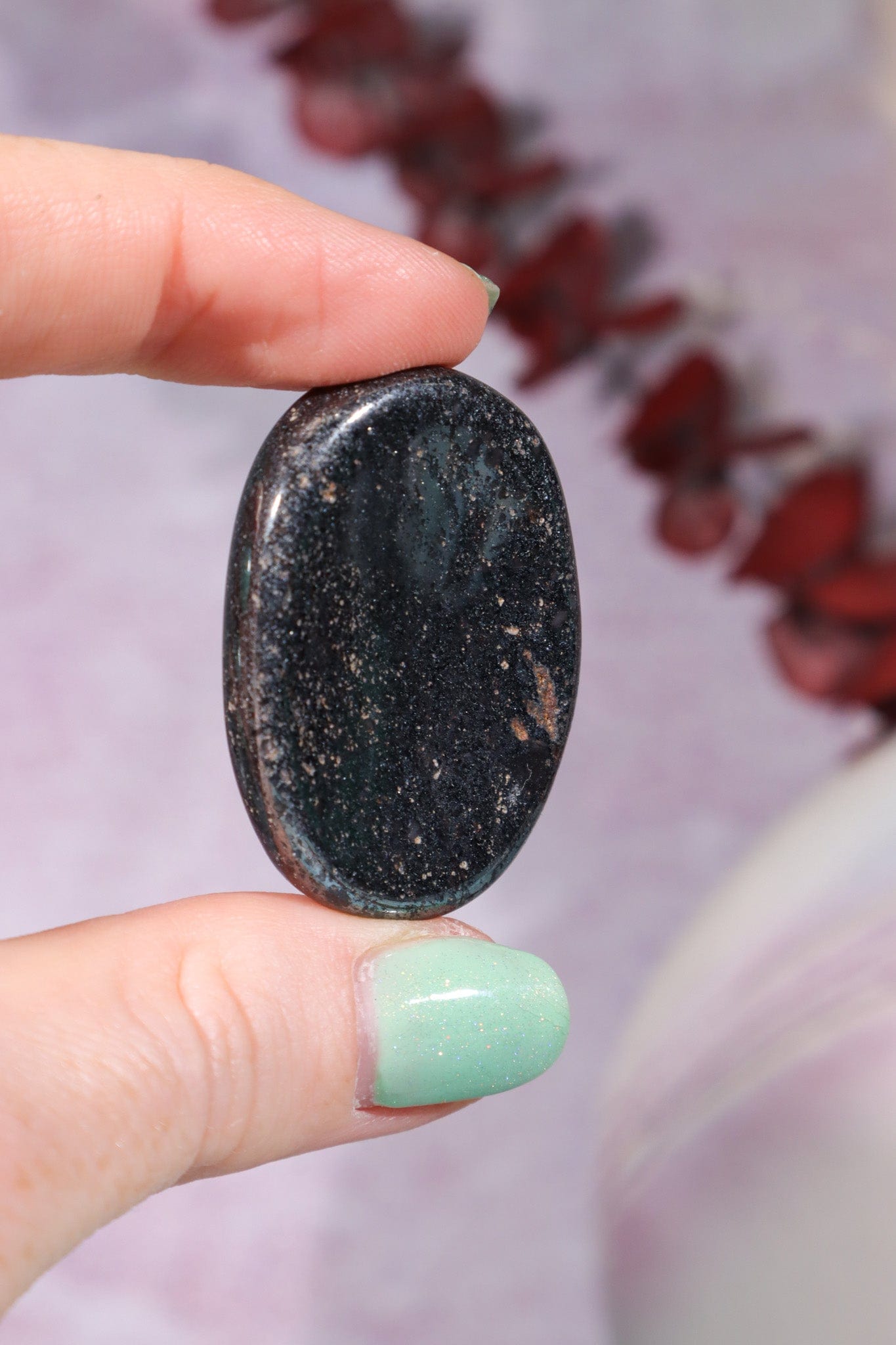 Hematite Worry Stones 4cm OUTLET Worry Stones Tali & Loz Crystals