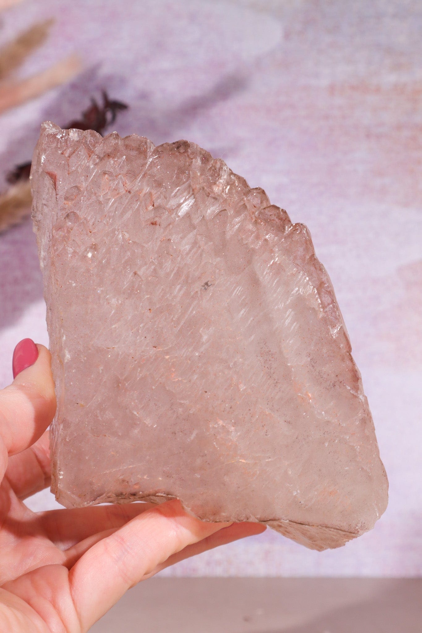 Hematoid Quartz Dragon Scale Elestial Freeform 1.1kg - Tali & Loz Crystals