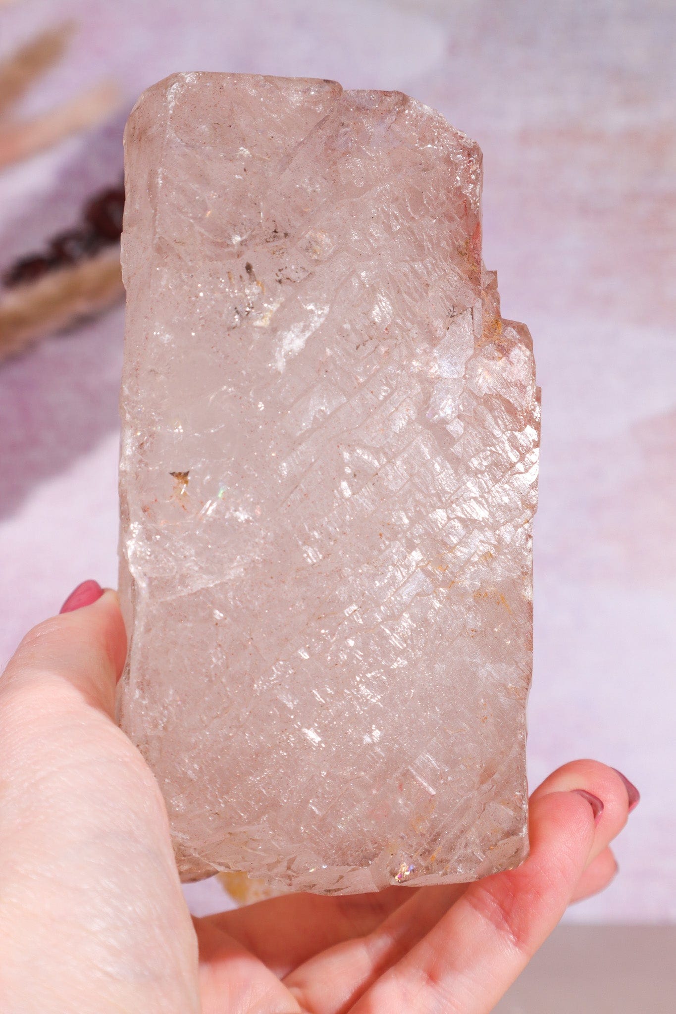 Hematoid Quartz Dragon Scale Elestial Freeform 1.1kg - Tali & Loz Crystals