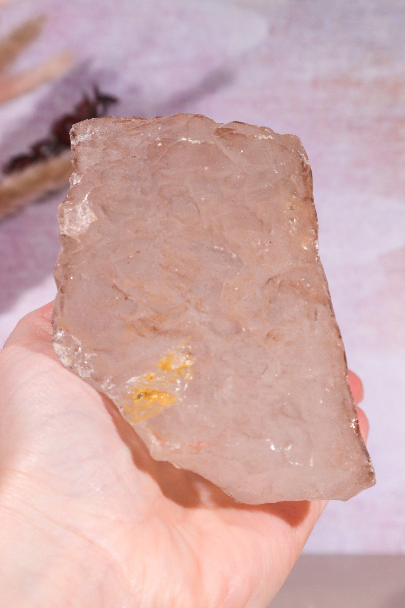 Hematoid Quartz Dragon Scale Elestial Freeform 1.1kg - Tali & Loz Crystals