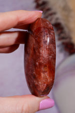 Hematoid Quartz Palmstone | 6.6cm | Madagascar Palm Stone Tali & Loz Crystals