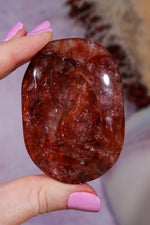 Hematoid Quartz Palmstone | 6.6cm | Madagascar Palm Stone Tali & Loz Crystals
