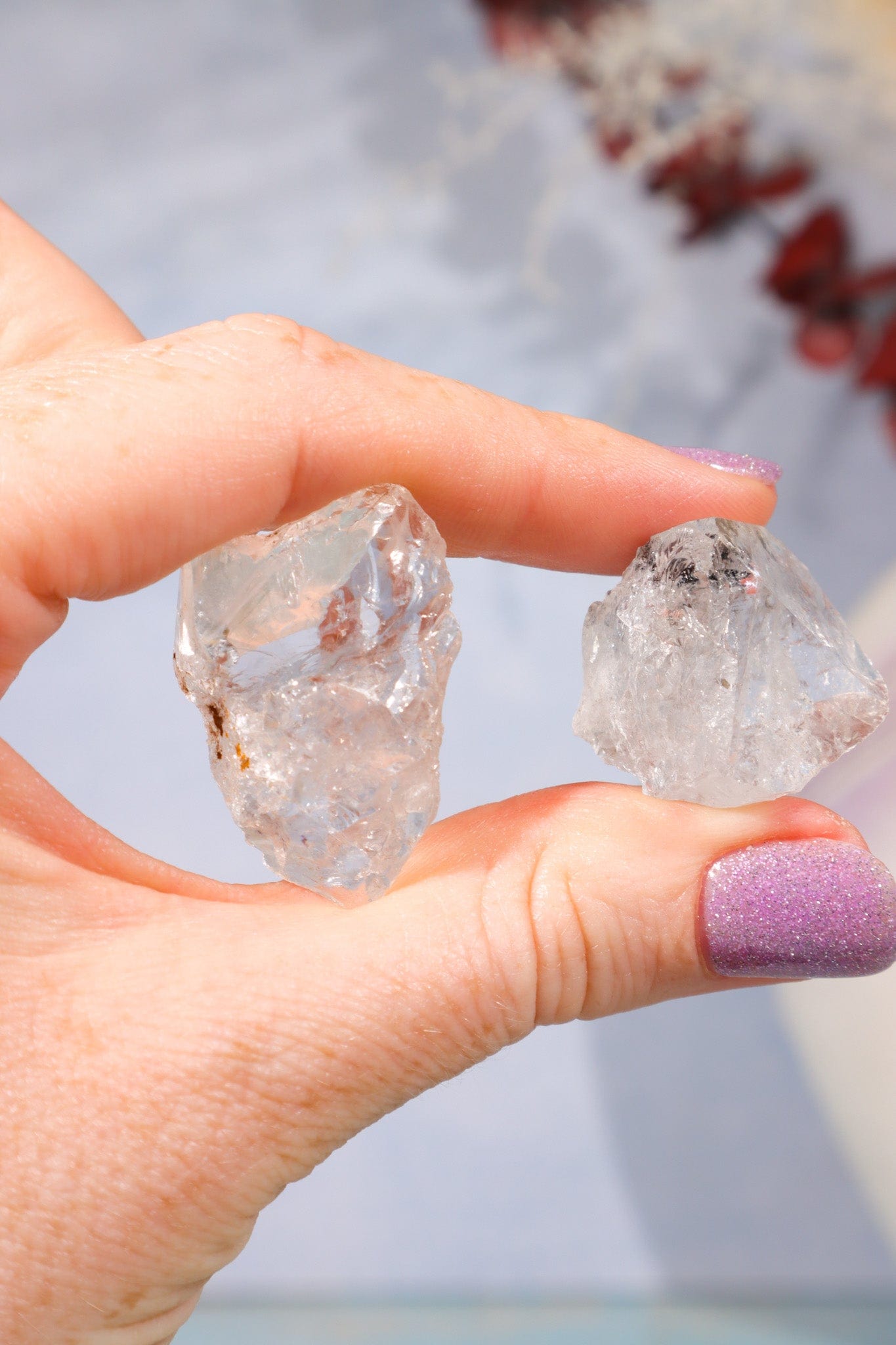 Herkimer Diamonds Large 35-45 mm Rough Crystals Tali & Loz Crystals