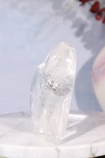 High Quality Clear Quartz Self Standing Heart Carving Carving Tali & Loz Crystals