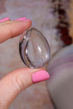 Himalayan Quartz Palm Stone | Kulu Valley, India Minerals Tali & Loz Crystals