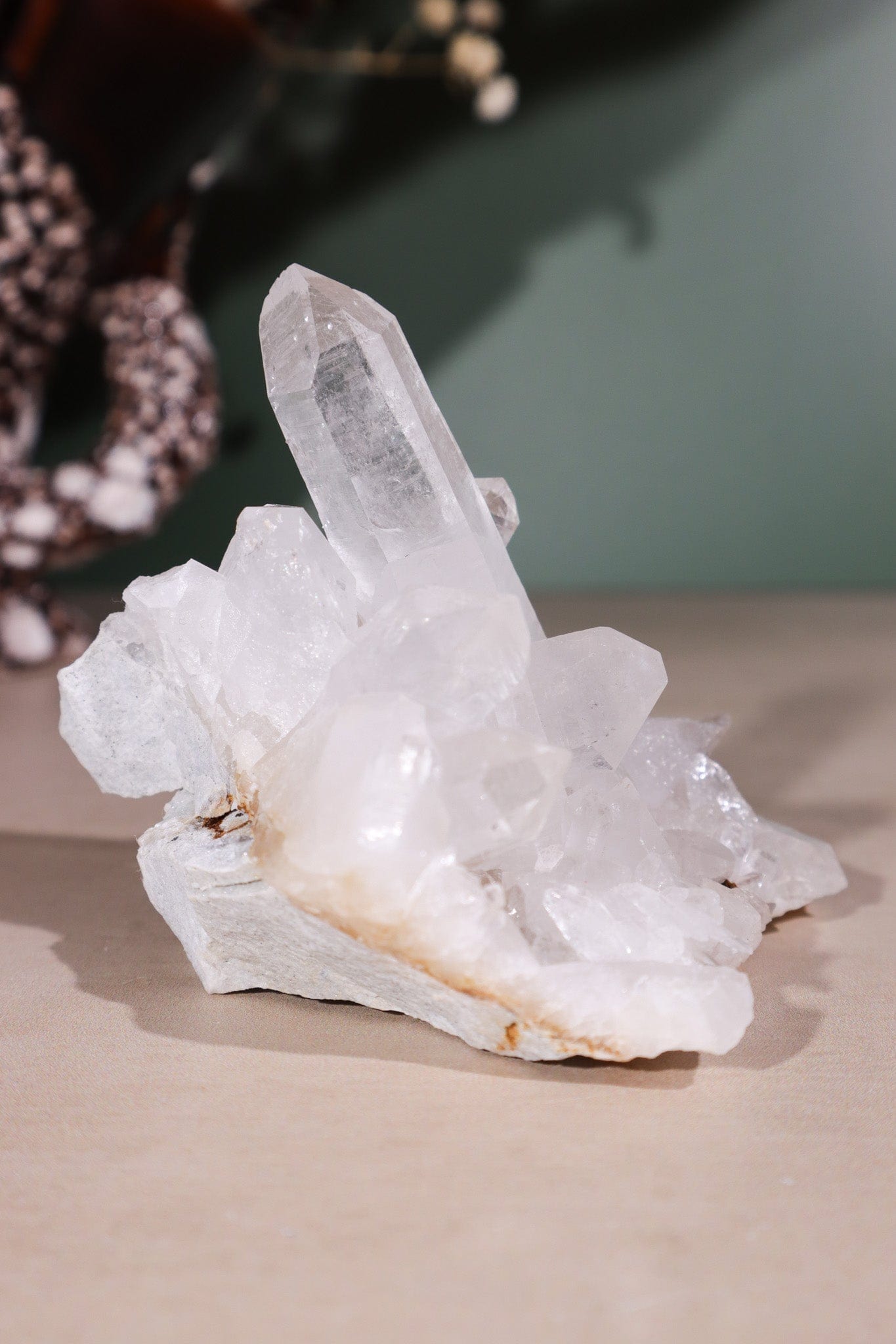 Himalayan Samadhi Quartz Cluster 0.18kg - Tali & Loz Crystals