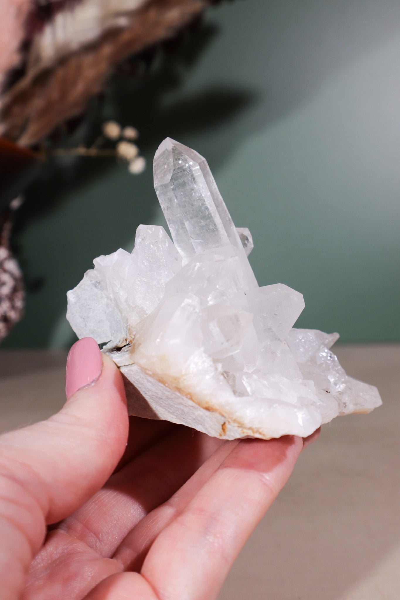 Himalayan Samadhi Quartz Cluster 0.18kg - Tali & Loz Crystals