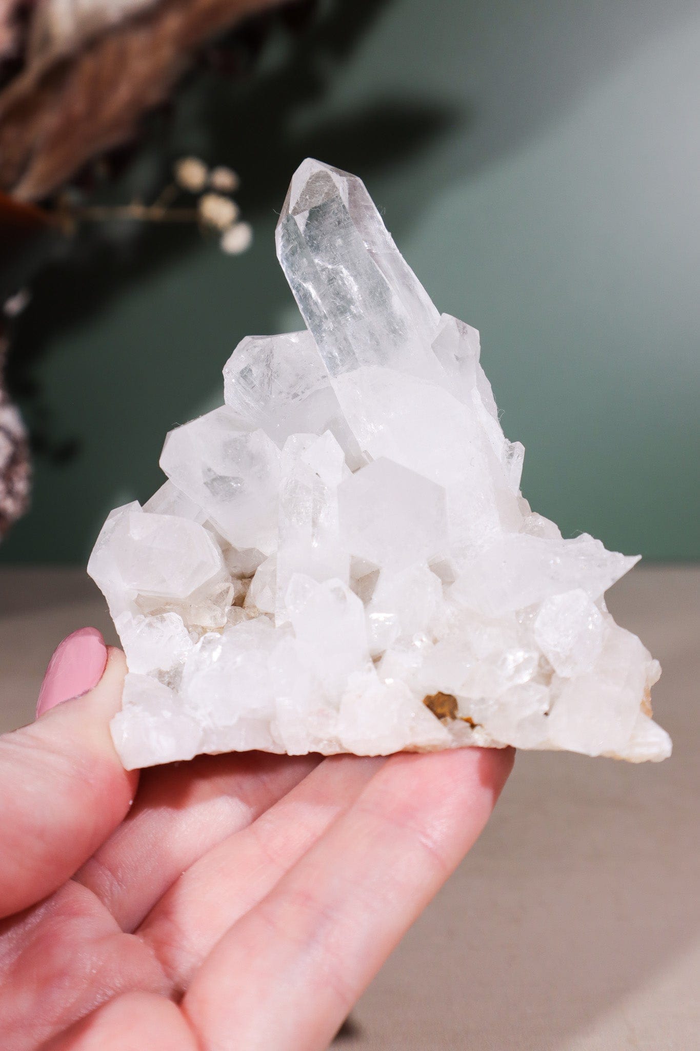 Himalayan Samadhi Quartz Cluster 0.18kg - Tali & Loz Crystals