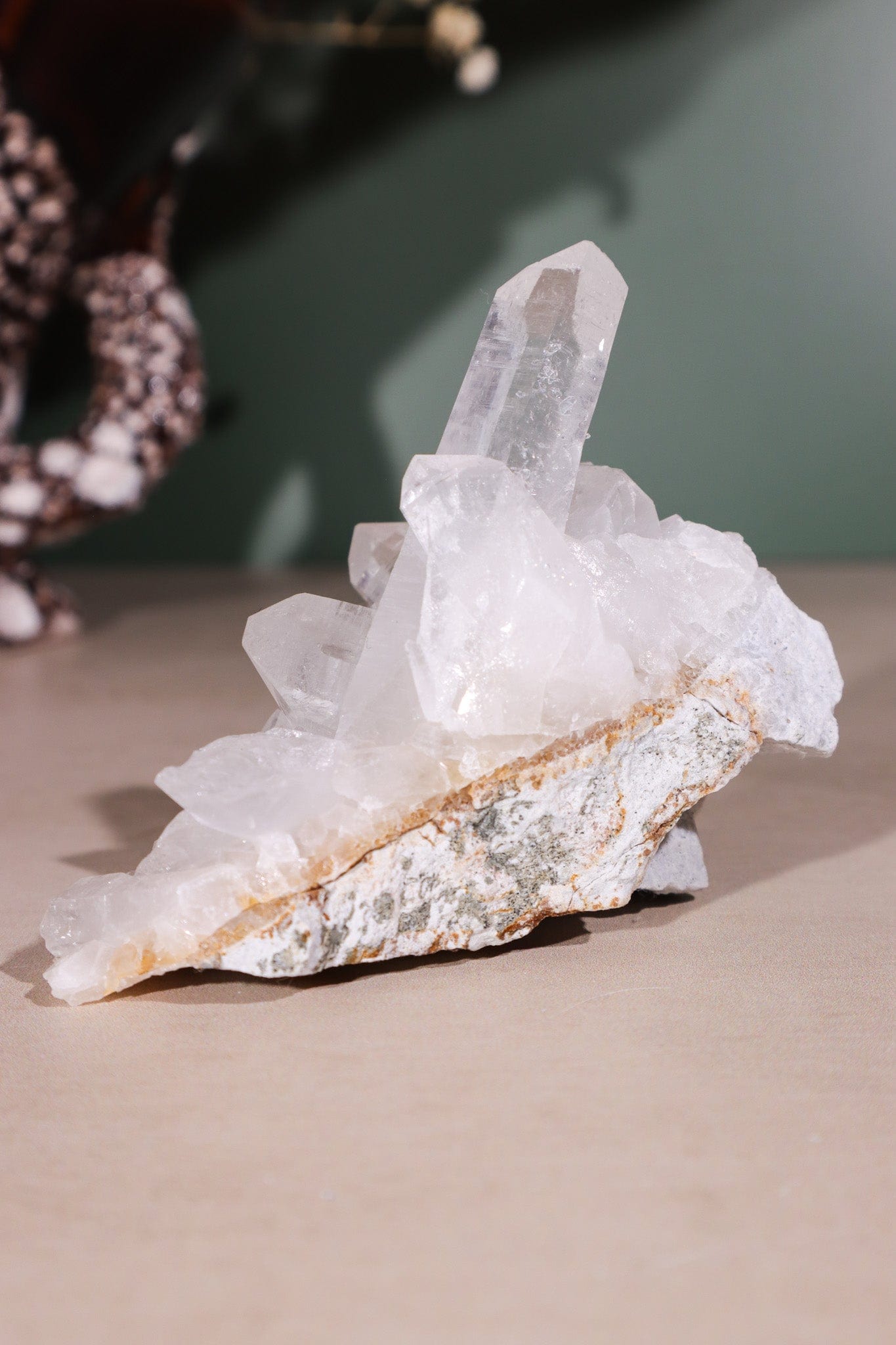 Himalayan Samadhi Quartz Cluster 0.18kg - Tali & Loz Crystals