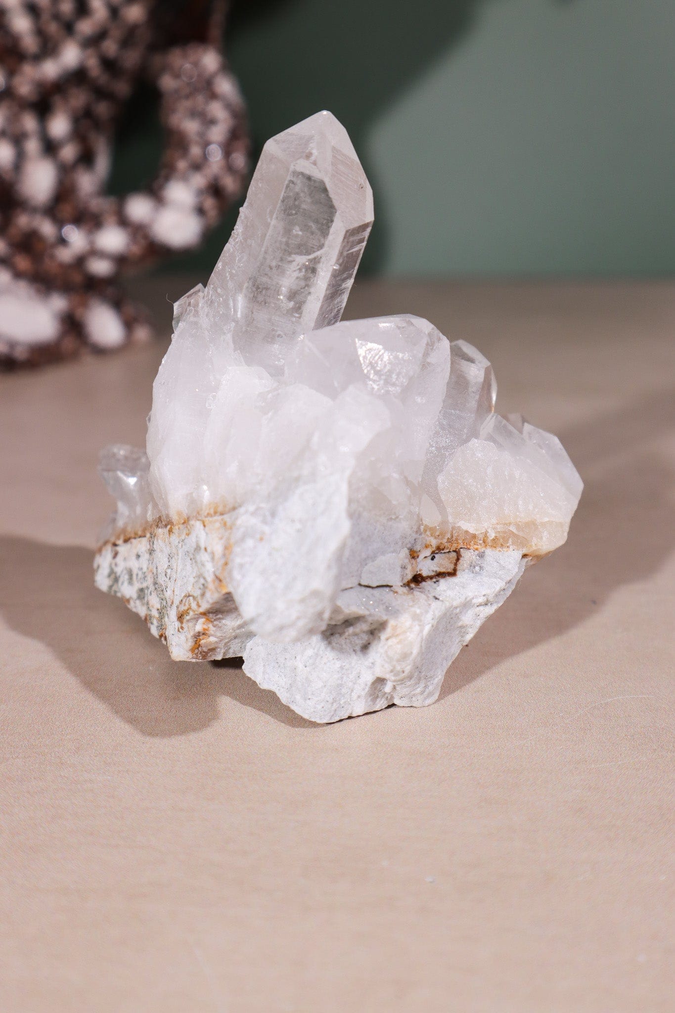 Himalayan Samadhi Quartz Cluster 0.18kg - Tali & Loz Crystals