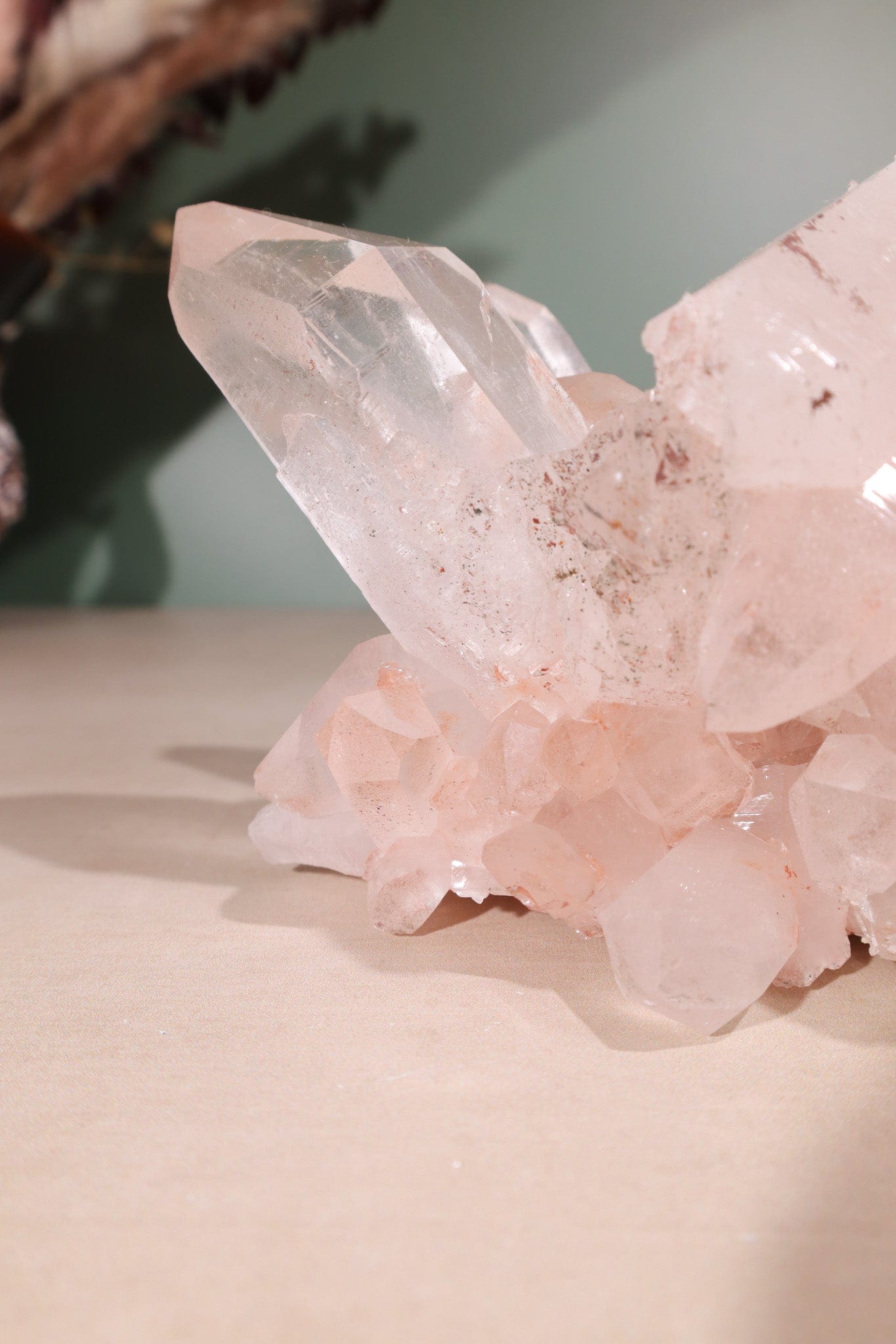 Himalayan Samadhi Quartz Cluster 0.9kg - Tali & Loz Crystals