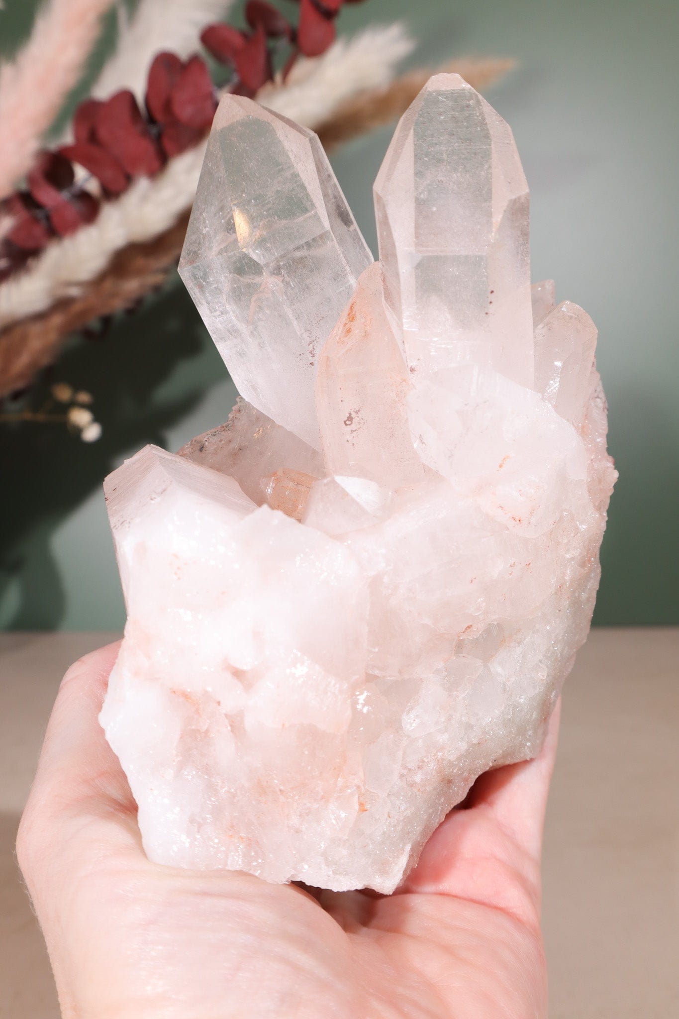 Himalayan Samadhi Quartz Cluster 0.9kg - Tali & Loz Crystals